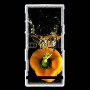 Coque Sony Xperia P Poivron jaune