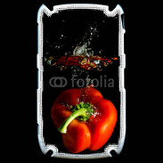 Coque Blackberry 8520 Poivron rouge
