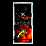 Coque Sony Xperia P Poivron rouge