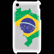 Coque iPhone 3G / 3GS Drapeau Brésil coupe du monde 2014