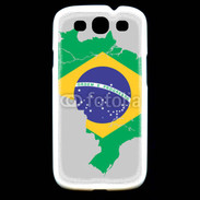 Coque Samsung Galaxy S3 Drapeau Brésil coupe du monde 2014