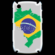 Coque Blackberry 8520 Drapeau Brésil coupe du monde 2014