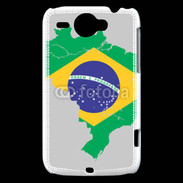 Coque HTC Wildfire G8 Drapeau Brésil coupe du monde 2014