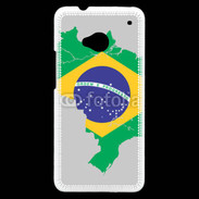 Coque HTC One Drapeau Brésil coupe du monde 2014