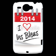 Coque HTC Wildfire G8 J'aime les bleus 2014