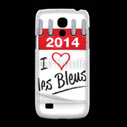 Coque Samsung Galaxy S4mini J'aime les bleus 2014