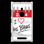 Coque Nokia Lumia 925 J'aime les bleus 2014