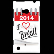 Coque Nokia Lumia 720 I love Bresil 2014