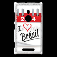 Coque Nokia Lumia 925 I love Bresil 2014