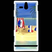Coque Sony Xperia U Coupe du monde France 2014