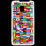 Coque LG P990 Drapeaux équipes du monde