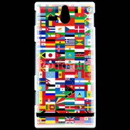 Coque Sony Xperia U Drapeaux équipes du monde