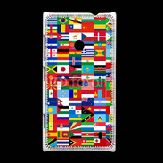 Coque Nokia Lumia 520 Drapeaux équipes du monde