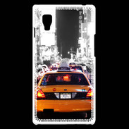 Coque LG Optimus L9 Vue d'un taxi à New York PR 10