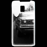 Coque LG P990 Voiture en noir et blanc PR 10