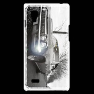 Coque LG Optimus L9 Voiture en noir et blanc PR 20