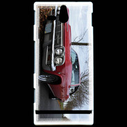 Coque Sony Xperia U Voiture rouge PR 10