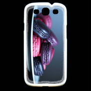 Coque Samsung Galaxy S3 Macaron mauve PR 10