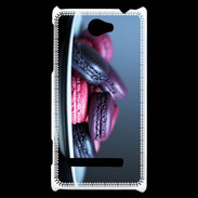 Coque HTC Windows Phone 8S Macaron mauve PR 10