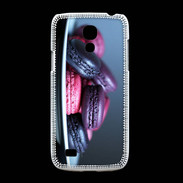 Coque Samsung Galaxy S4mini Macaron mauve PR 10