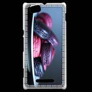 Coque Sony Xperia M Macaron mauve PR 10