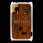 Coque Sony Xperia Typo Canne à pêche et hameçons pêcheur