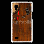 Coque LG Optimus L9 Canne à pêche et hameçons pêcheur