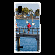 Coque LG Optimus L9 Pêcheurs sur ponton