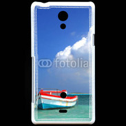 Coque Sony Xperia T Bateau de pêcheur en mer