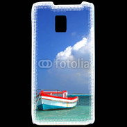 Coque LG P990 Bateau de pêcheur en mer