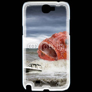 Coque Samsung Galaxy Note 2 Enorme poisson chassant bateau de pêcheurs