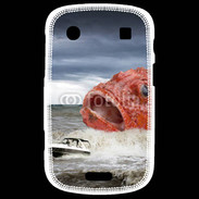 Coque Blackberry Bold 9900 Enorme poisson chassant bateau de pêcheurs