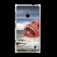 Coque Nokia Lumia 520 Enorme poisson chassant bateau de pêcheurs
