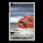 Coque iPadMini Enorme poisson chassant bateau de pêcheurs