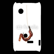 Coque Sony Xperia Typo Hameçon avec appât pêcheur