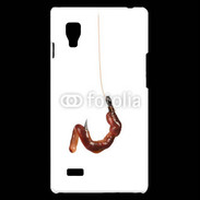Coque LG Optimus L9 Hameçon avec appât pêcheur