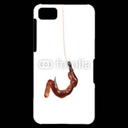 Coque Blackberry Z10 Hameçon avec appât pêcheur
