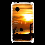 Coque Sony Xperia Typo Couché de soleil pêcheur