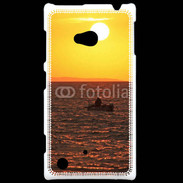 Coque Nokia Lumia 720 Levé de soleil et bateau de pêche en mer