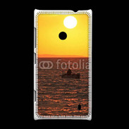 Coque Nokia Lumia 520 Levé de soleil et bateau de pêche en mer