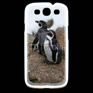 Coque Samsung Galaxy S3 2 pingouins