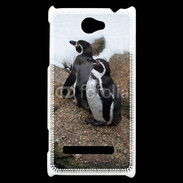 Coque HTC Windows Phone 8S 2 pingouins