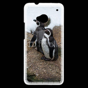 Coque HTC One 2 pingouins