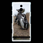 Coque Sony Xperia P 2 pingouins