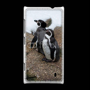 Coque Nokia Lumia 520 2 pingouins