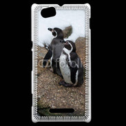 Coque Sony Xperia M 2 pingouins