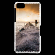 Coque Blackberry Z10 Filet de pêche sur ponton pêcheur