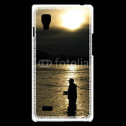 Coque LG Optimus L9 Pêcheur nocturne