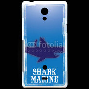 Coque Sony Xperia T Pêcheur de requin