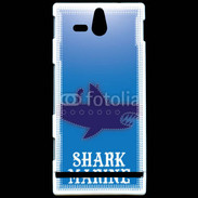 Coque Sony Xperia U Pêcheur de requin